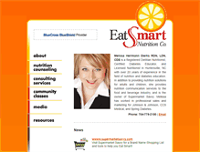 Tablet Screenshot of eatsmartnutritionco.com